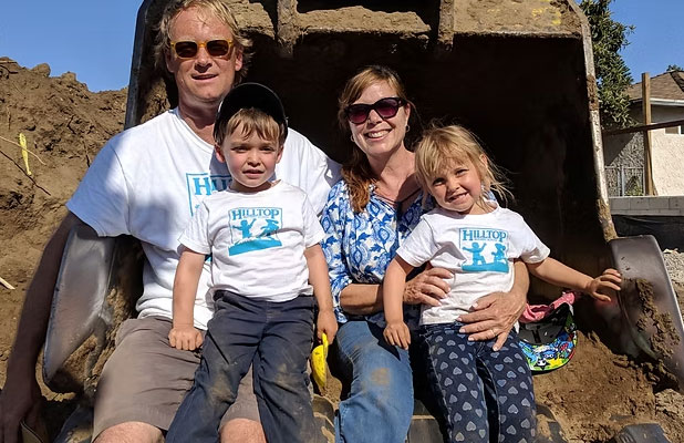 Family photograph from the original Heyday Build website